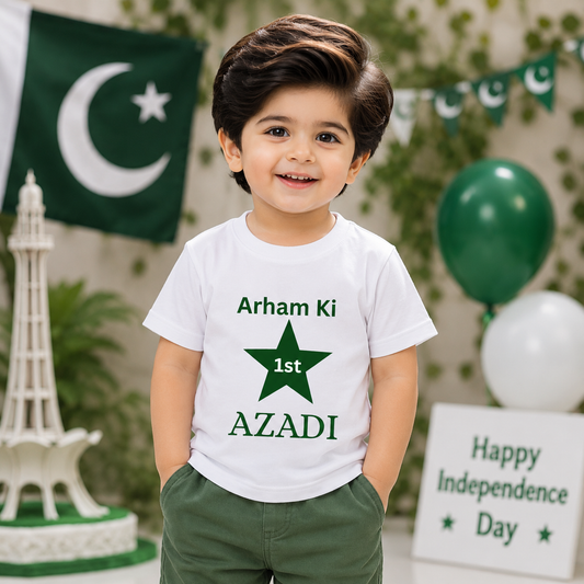 1st Azadi Custom Kids T-Shirt