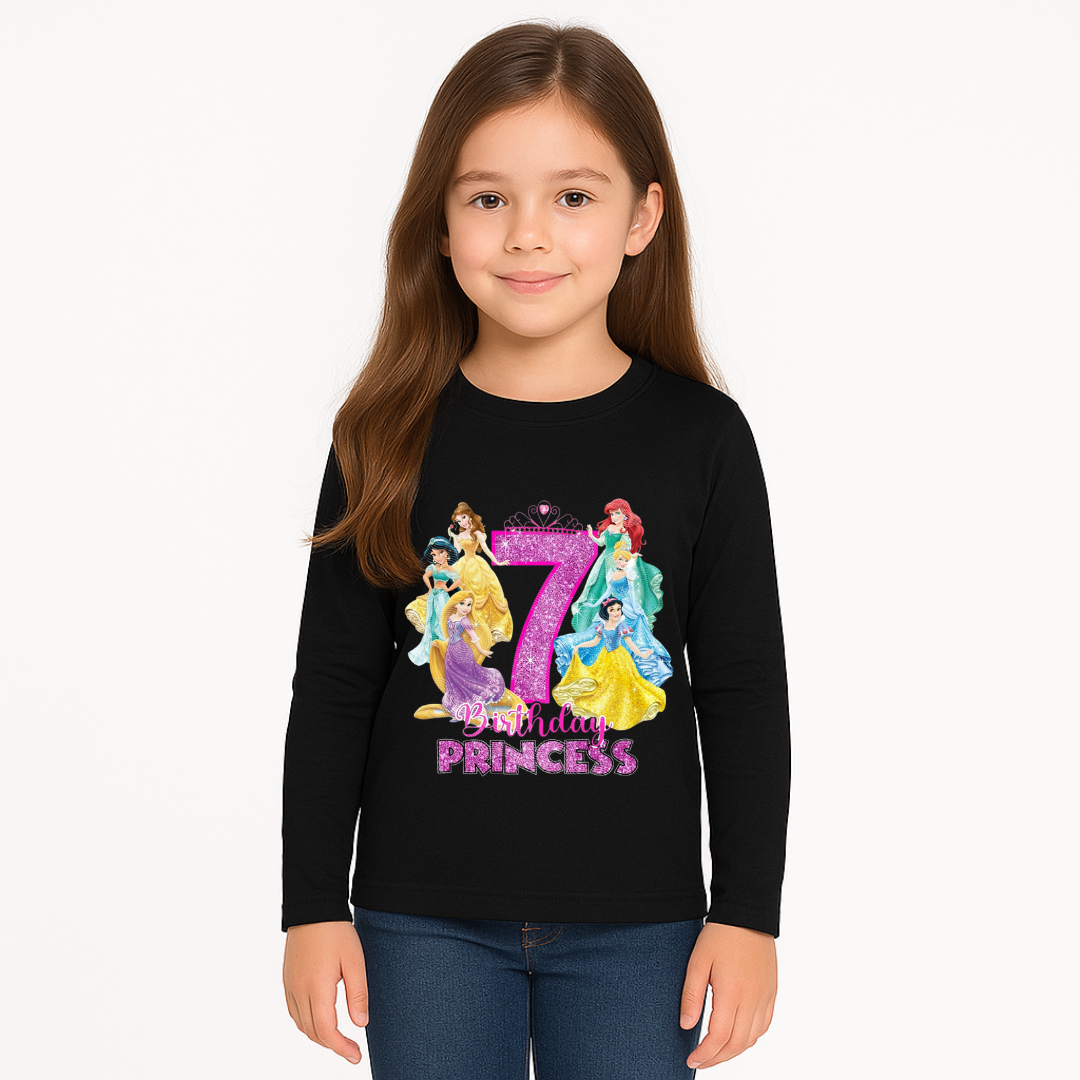 7th Birthday Princess T-Shirt