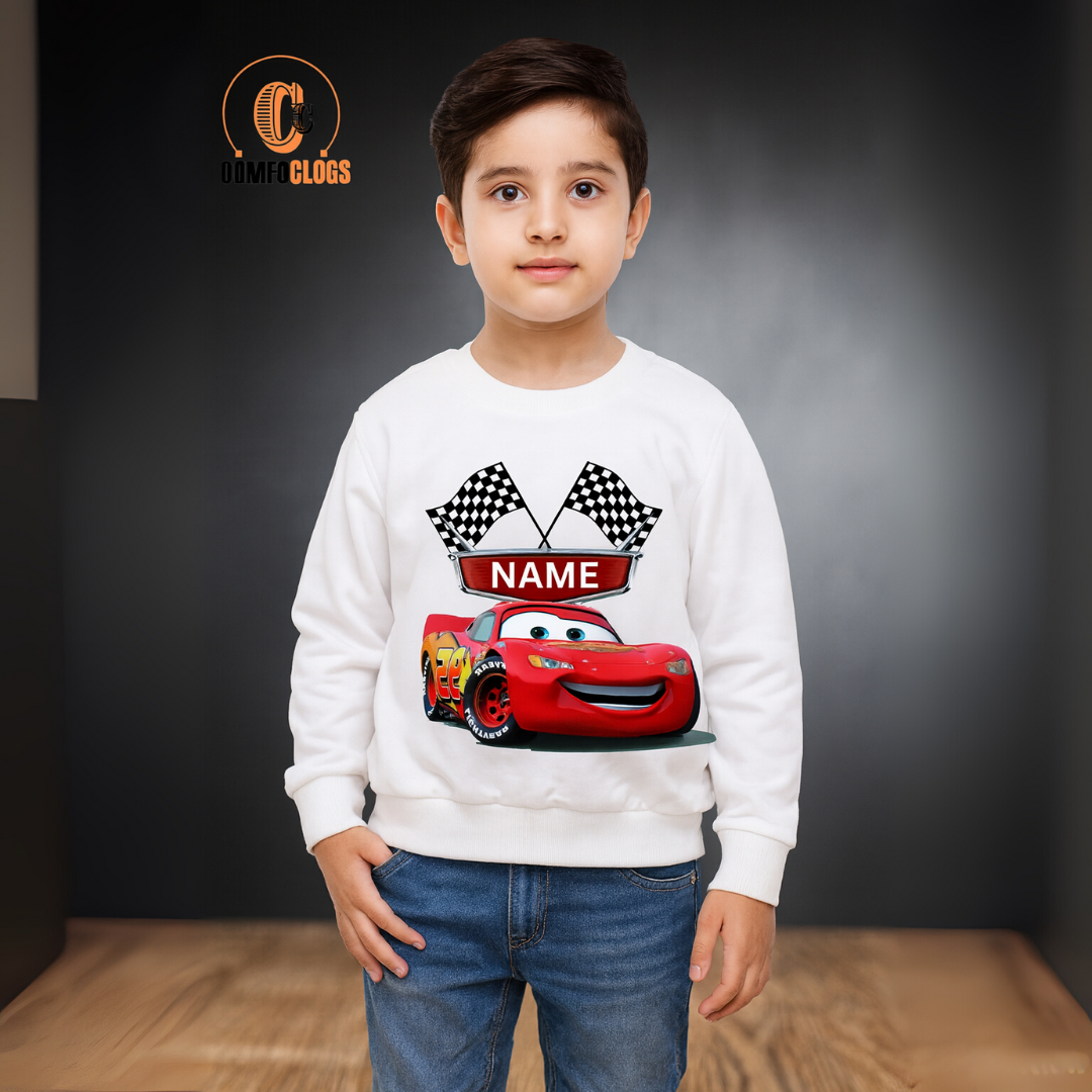 Boys Car Theme Sweatshirt