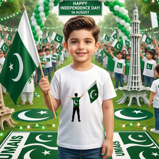 Custom Name kids Azadi T-Shirt