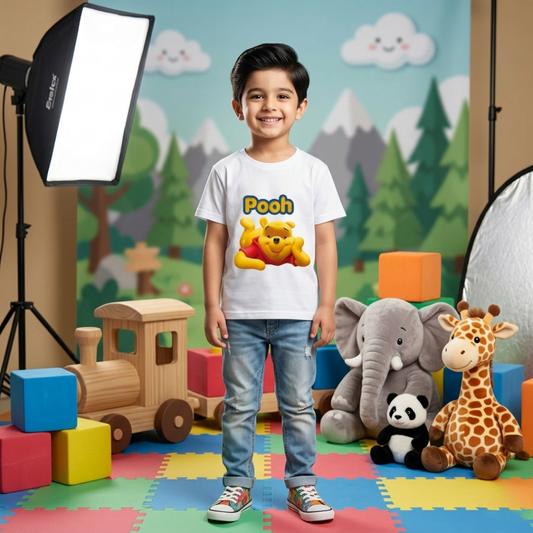 Comfoclogs pooh Print shirt