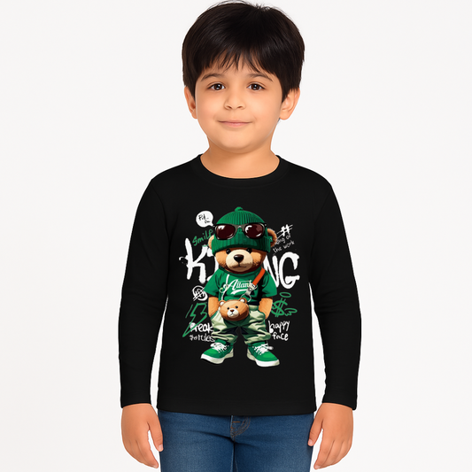 Bear Print Kids T-Shirt