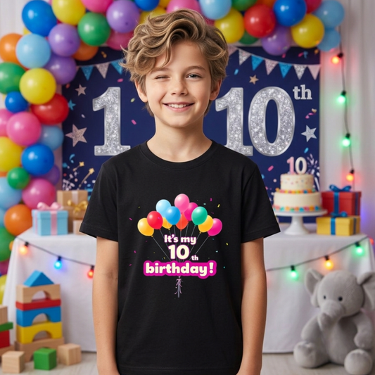 𝗛𝗮𝗽𝗽𝘆 𝟭𝟬𝘁𝗵 𝗕𝗶𝗿𝘁𝗵𝗱𝗮𝘆 𝗞𝗶𝗱𝘀 𝗧-𝗦𝗵𝗶𝗿𝘁