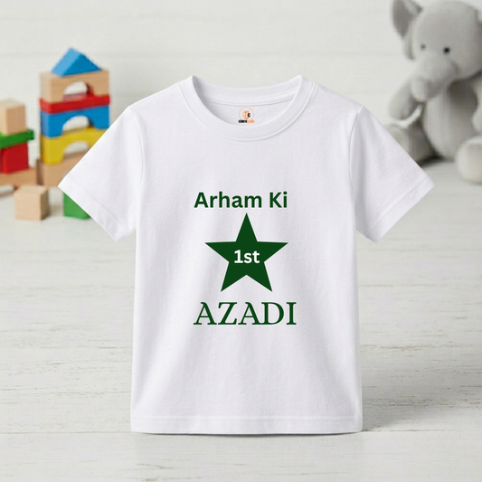 1st Azadi Custom Kids T-Shirt