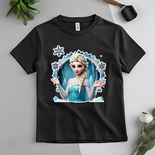 𝐂𝐨𝐦𝐟𝐨𝐜𝐥𝐨𝐠𝐬® ❄️ 𝐄𝐥𝐬𝐚 𝐓-𝐒𝐡𝐢𝐫𝐭 𝐟𝐨𝐫 𝐆𝐢𝐫𝐥𝐬 –💖