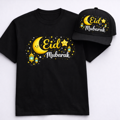 Eid Mubarak T- Shirt & cap