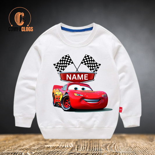Boys Car Theme Sweatshirt