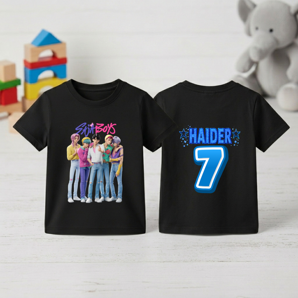 Personalized Saja Boys K-Pop Kids T-Shirt