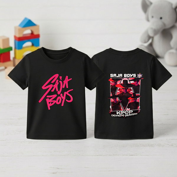 Saja Boys K-Pop Demon Hunters Kids T-Shirt
