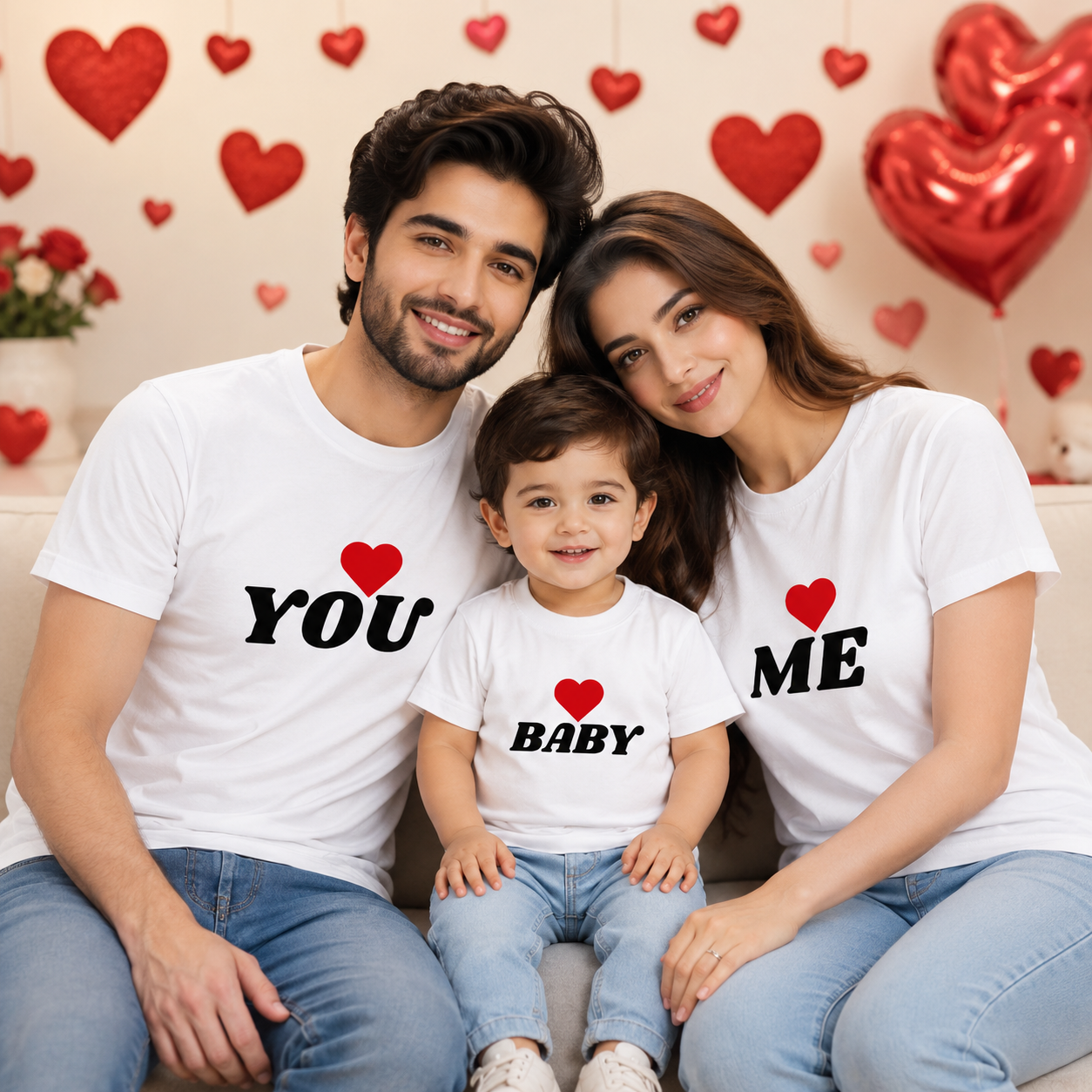You & Me & Baby Matching T-Shirts