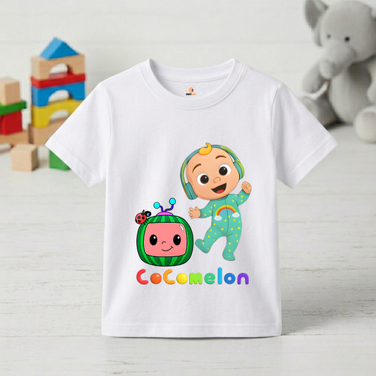 Comfoclogs Cocomelon Print Shirt for Kids
