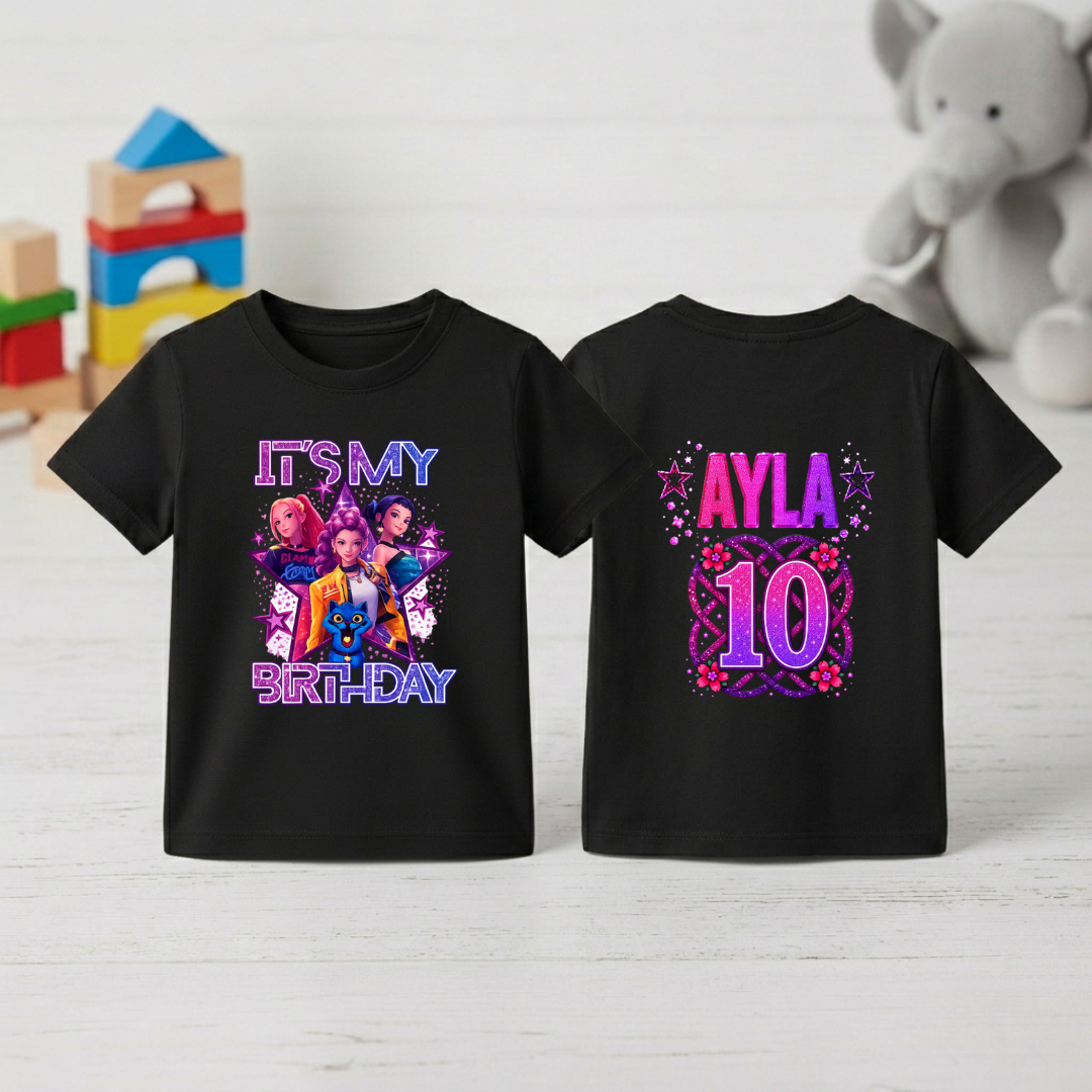 K-Pop Demon Hunters  Custom Birthday shirt