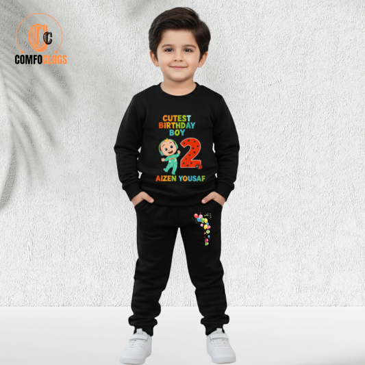Custom Cocomelon   theme fleece tracksuit