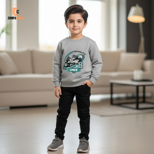 Custom Racing car  theme fleece tracksuit