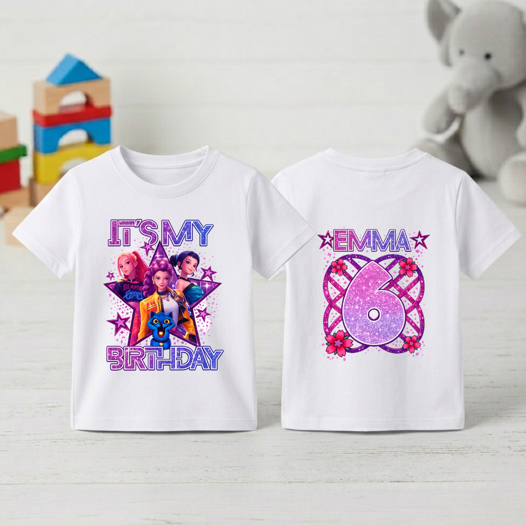 K-Pop Demon Hunters  Custom Birthday shirt