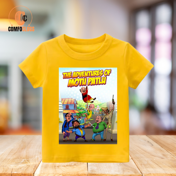 𝐂𝐨𝐦𝐟𝐨𝐜𝐥𝐨𝐠𝐬  Motlu Patlu shirt for kids