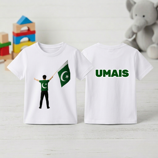 Custom Name kids Azadi T-Shirt