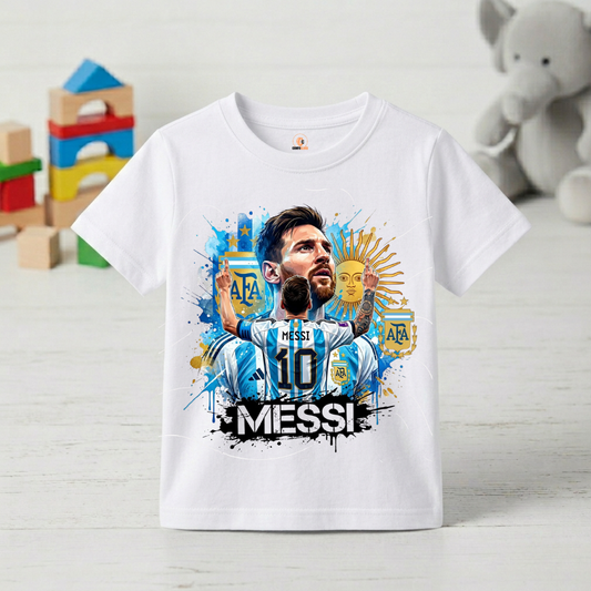 Messi #10 Argentina Kids Graphic T-Shirt