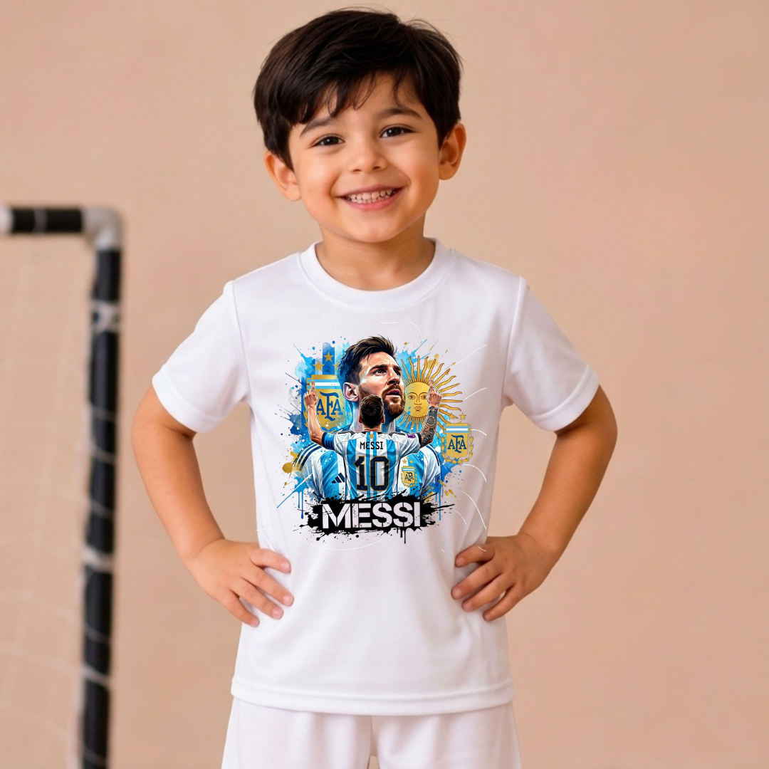 Messi #10 Argentina Kids Graphic T-Shirt