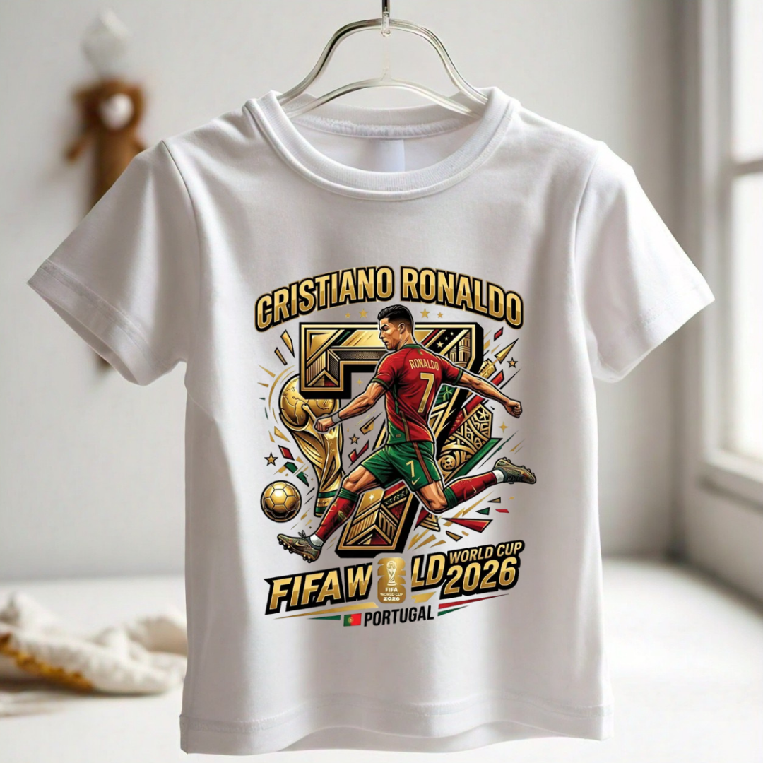 Cristiano Ronaldo "The Last Dance" 2026 World Cup Graphic T-Shirt