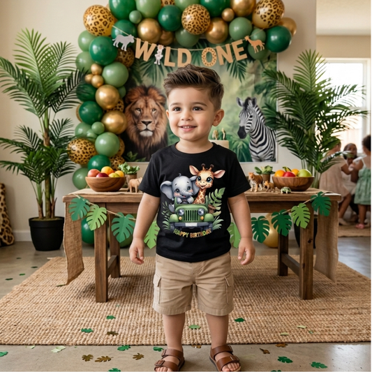 Safari Theme Birthday  T-Shirt