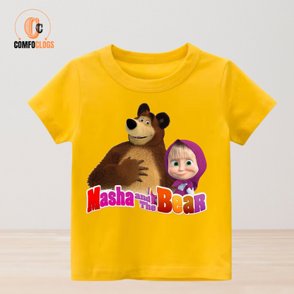 𝐂𝐨𝐦𝐟𝐨𝐜𝐥𝐨𝐠𝐬®🐻 𝐌𝐚𝐬𝐡𝐚 𝐚𝐧𝐝 𝐭𝐡𝐞 𝐁𝐞𝐚𝐫 𝐓-𝐒𝐡𝐢𝐫𝐭 𝐟𝐨𝐫 𝐆𝐢𝐫𝐥𝐬